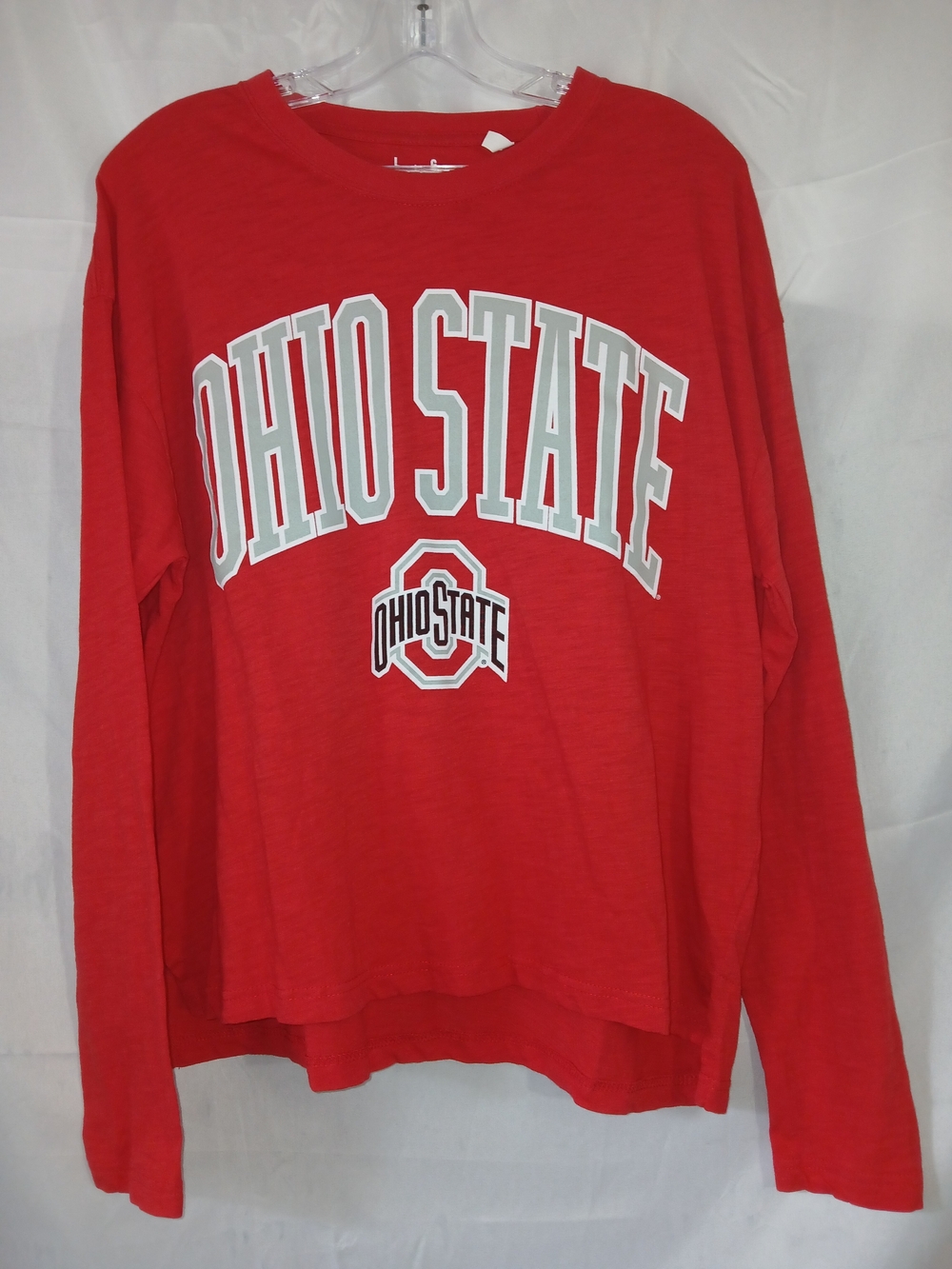 Pressbox Red Long Sleeve Graphic Tee